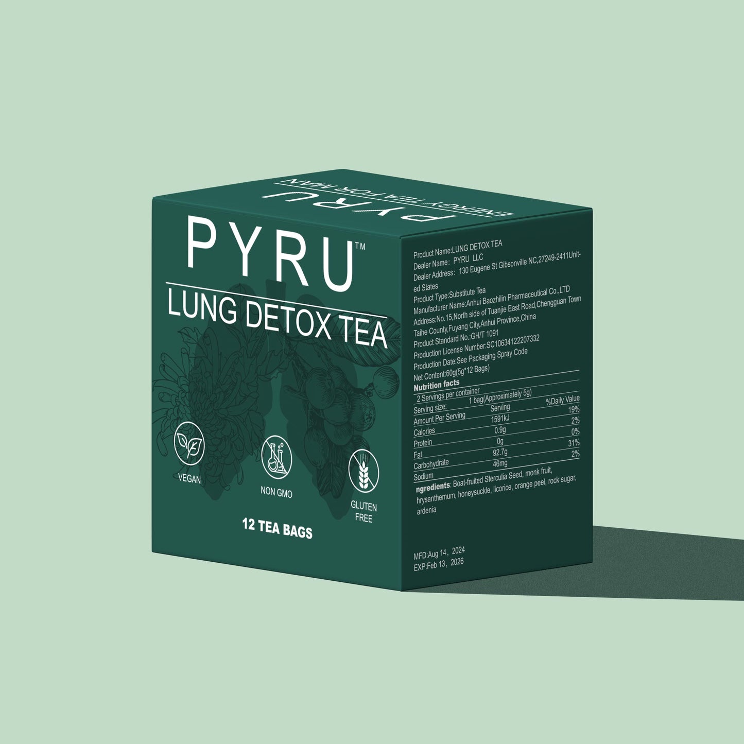 PYRU Lung Detox Tea